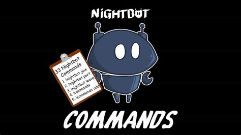 nightbot commands